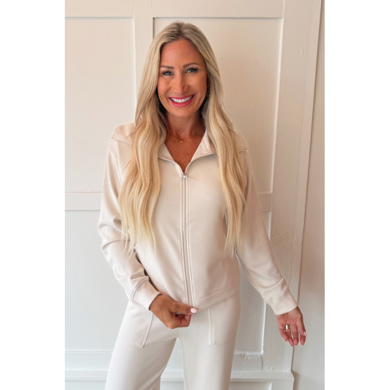 Dorris Jacket Small Limestone