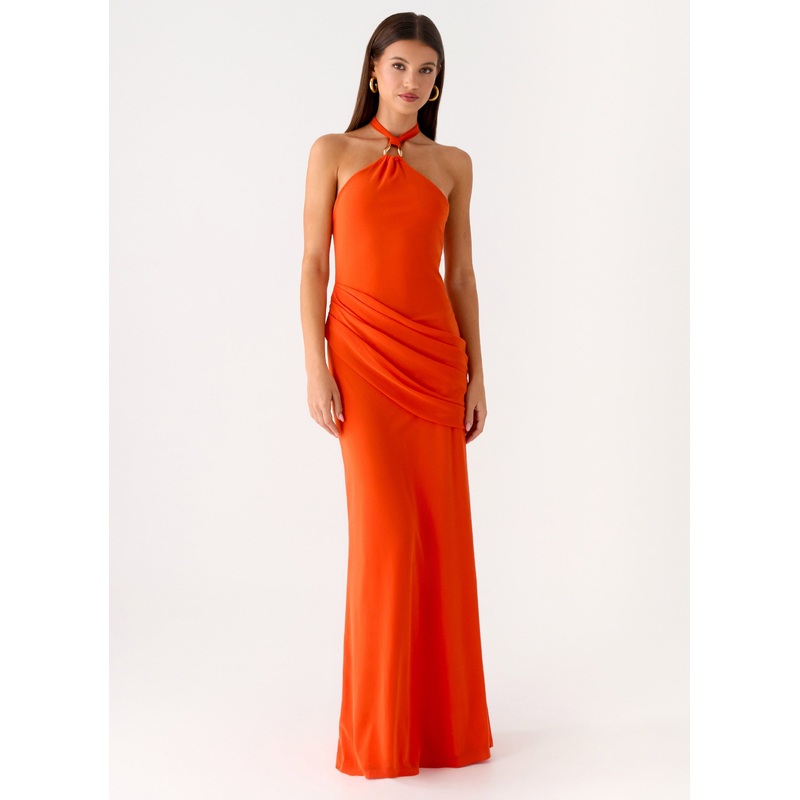 Henrietta Maxi Dress – Orange Orange US 0