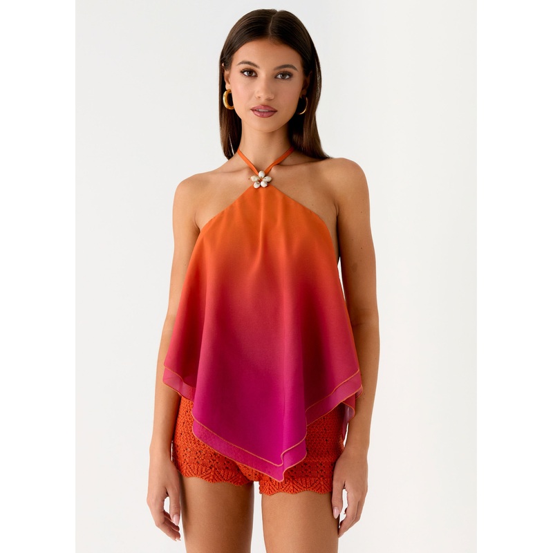 Twin Flame Top – Orange Orange US 0