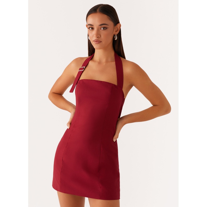 Bianca Halter Dress – Red Red US 0