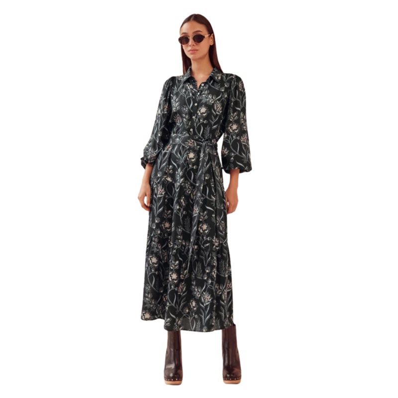 Emery Maxi Dress, Sofi Midnight XS