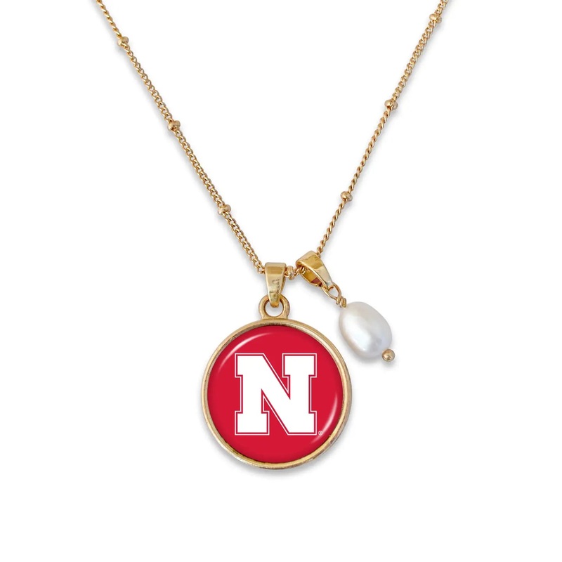 Nebraska Cornhuskers Diana Necklace Gold
