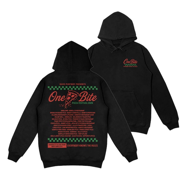 One Bite Pizza Fest 2025 ’47 Hoodie Black S