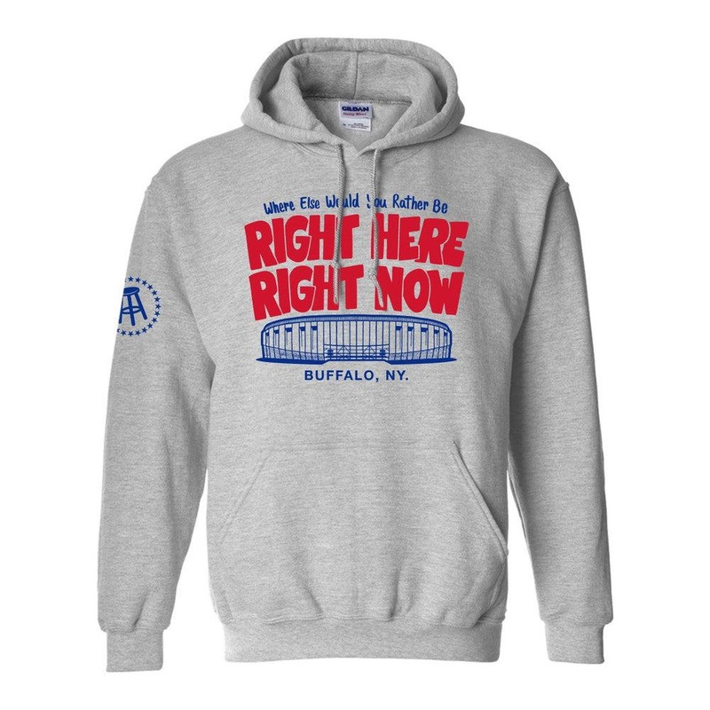 Right Here Right Now Hoodie Grey S
