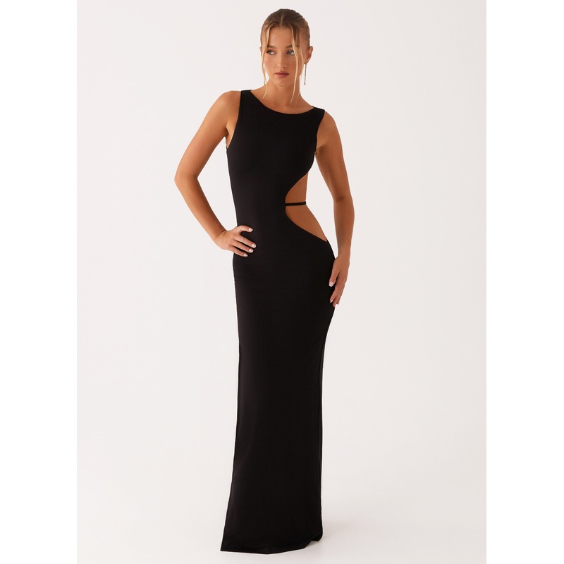 Sutton Maxi Dress – Black Black US 0