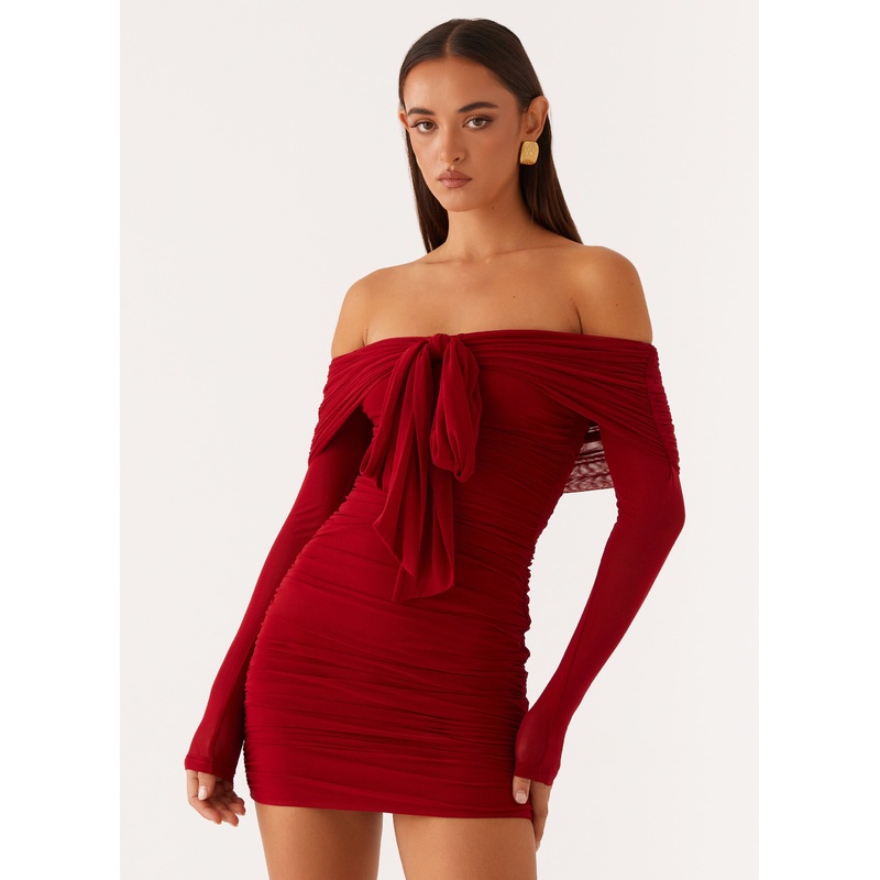 Temptation Mini Dress – Red Red US 0