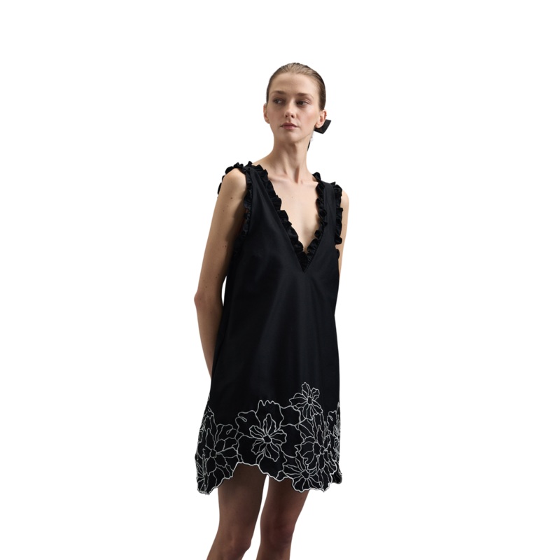 Erna Dress, Black Embroidery 2