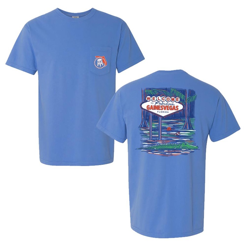 Gainesvegas Tee Blue S