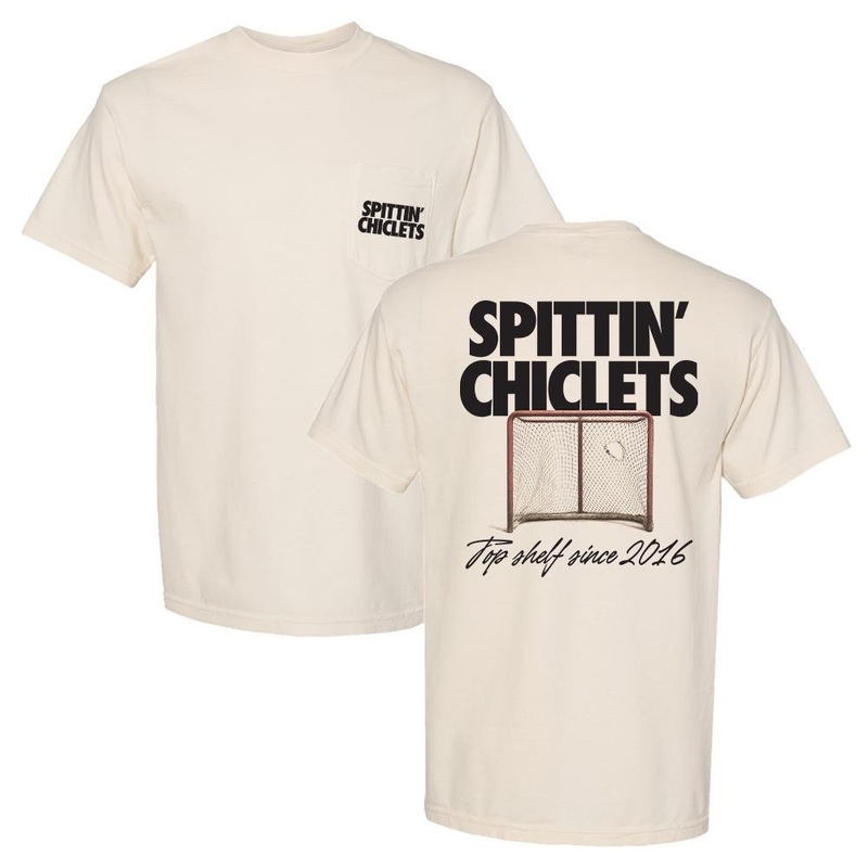 Spittin Chiclets Top Shelf Pocket Tee Ivory S
