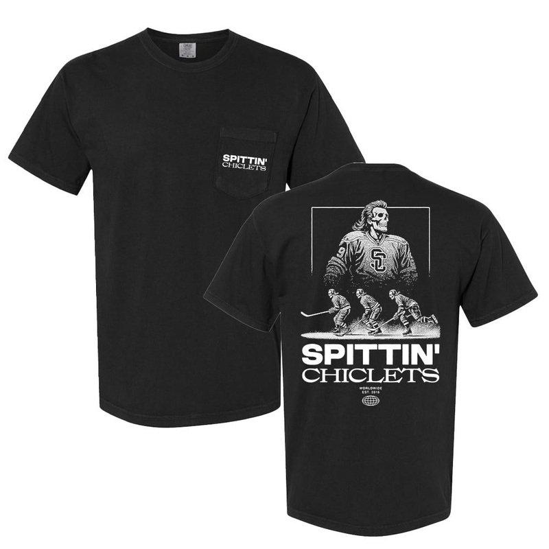 Spittin Chiclets Worldwide Pocket Tee Black S