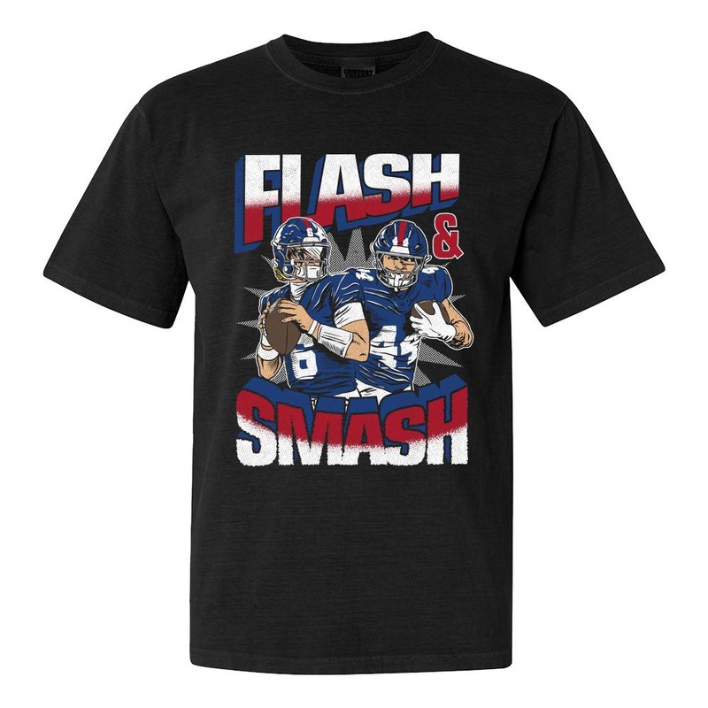 Flash and Smash Tee Black S