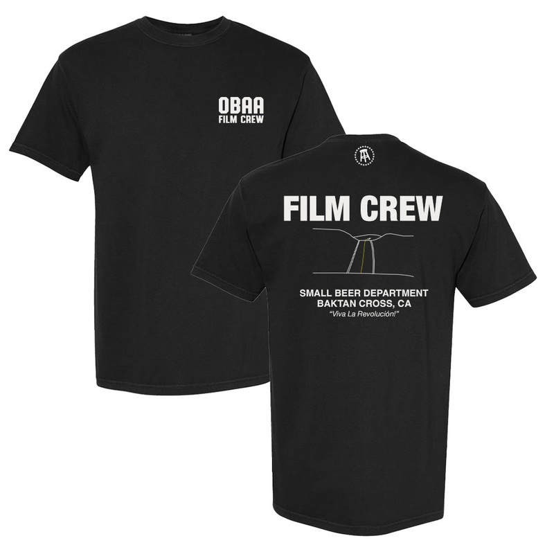 OBAA Film Crew Tee Black S