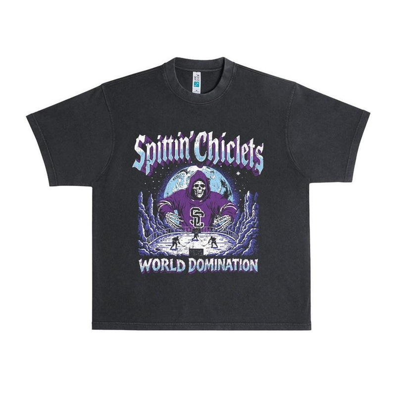 Spittin Chiclets World Domination Tee Black S