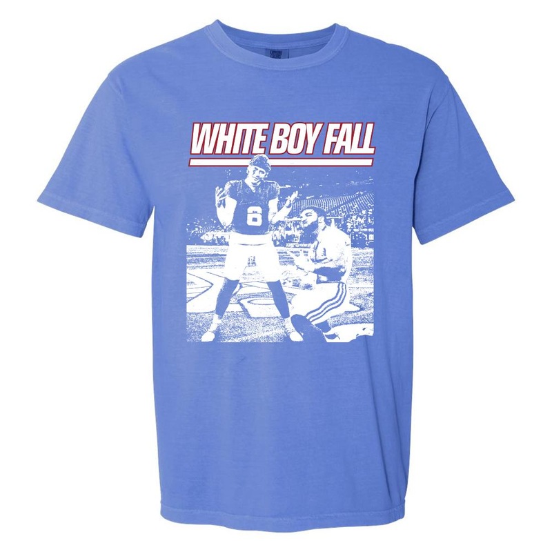 White Boy Fall Tee Blue S