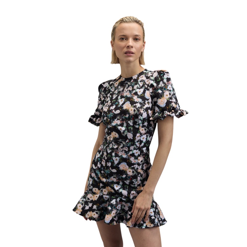 Amenah Dress, Black Pansy 2