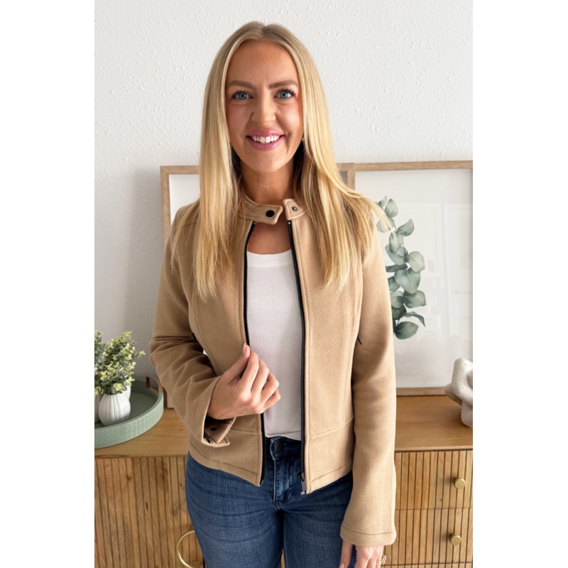 Biker Jacket XS Camel