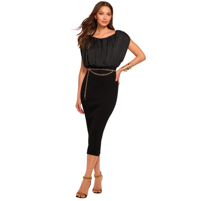 Rochelle Dress, Black XS