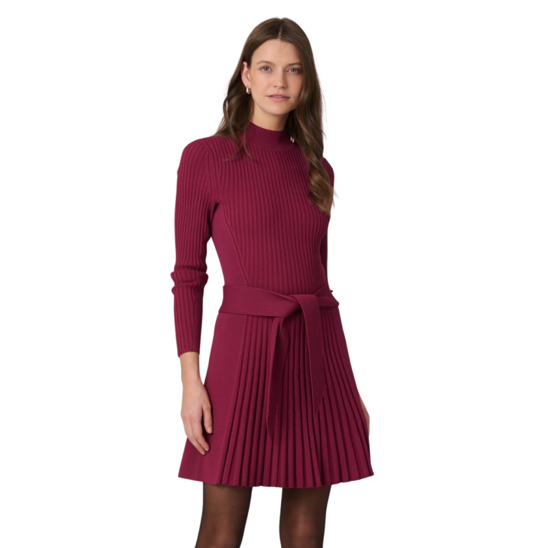Tara Dress, Burgundy XS