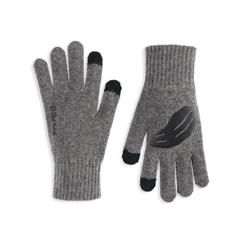 Wool Full Finger Glove S/M Steel