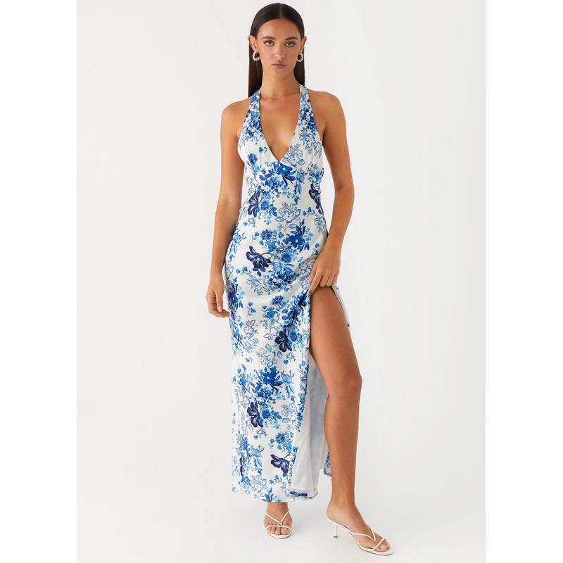 Angie Maxi Dress – Serene Sky Floral Serene Sky Floral US 0