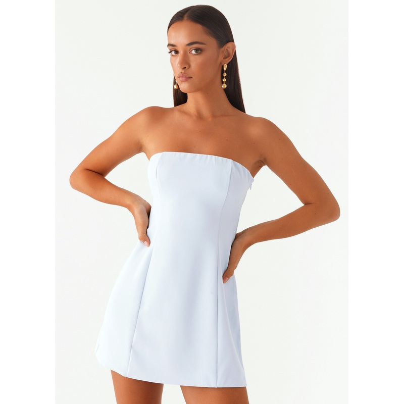 Ayanna Strapless Mini Dress – Blue Blue US 0