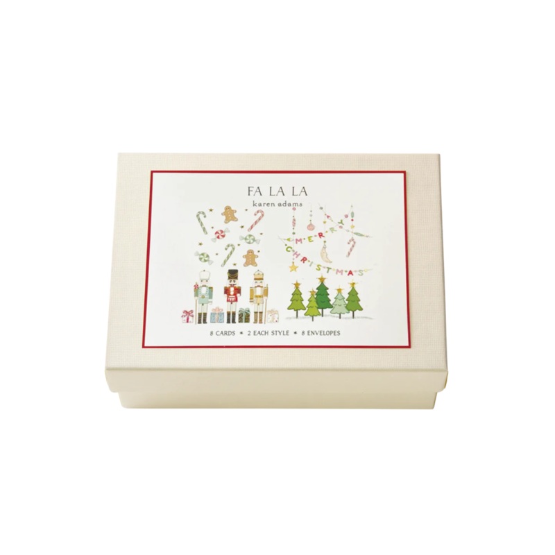 Fa La La Note Card Box