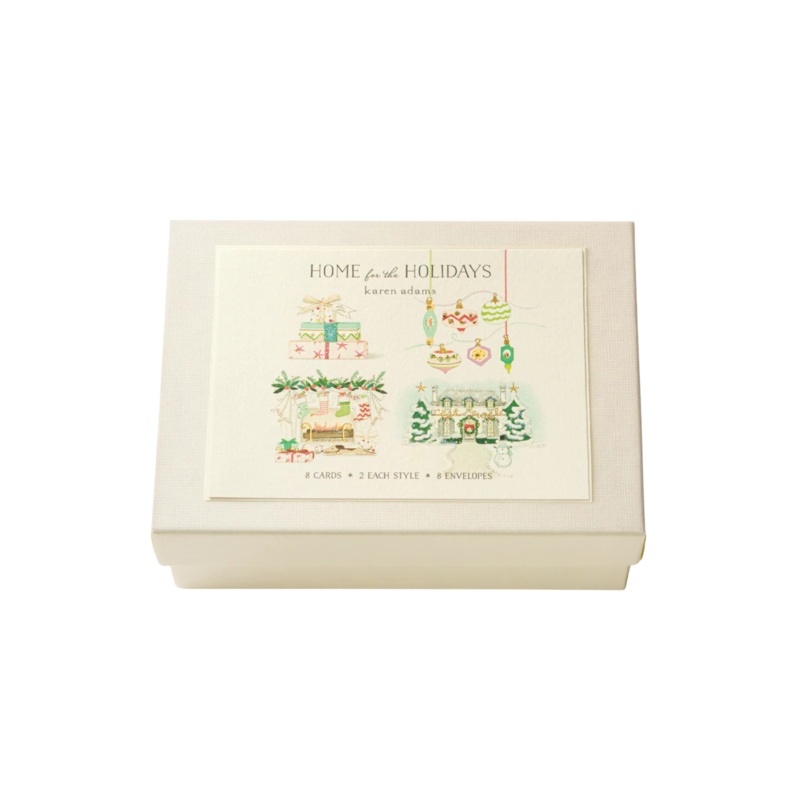 Home for the Holidays Note Card Box