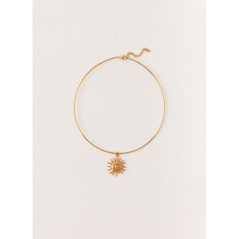 Nahla Necklace – Gold Gold One Size