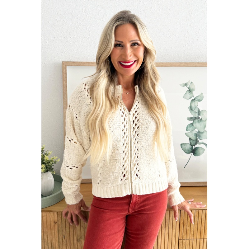 Sundance Sweater Jacket XS Crystal