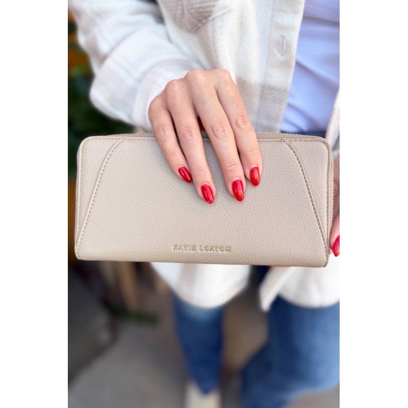 Hana Wallet Light Taupe