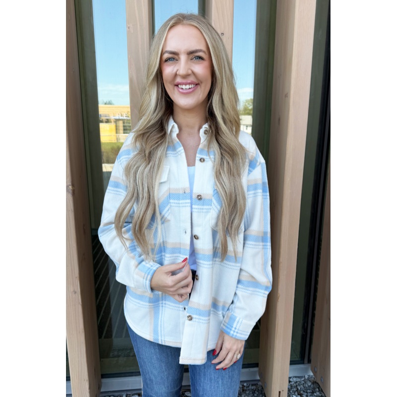 Hiker Two Toned Fleece Jacket XS Crystal