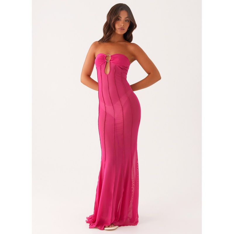 Kennedy Maxi Dress – Fuchsia Fuchsia US 0