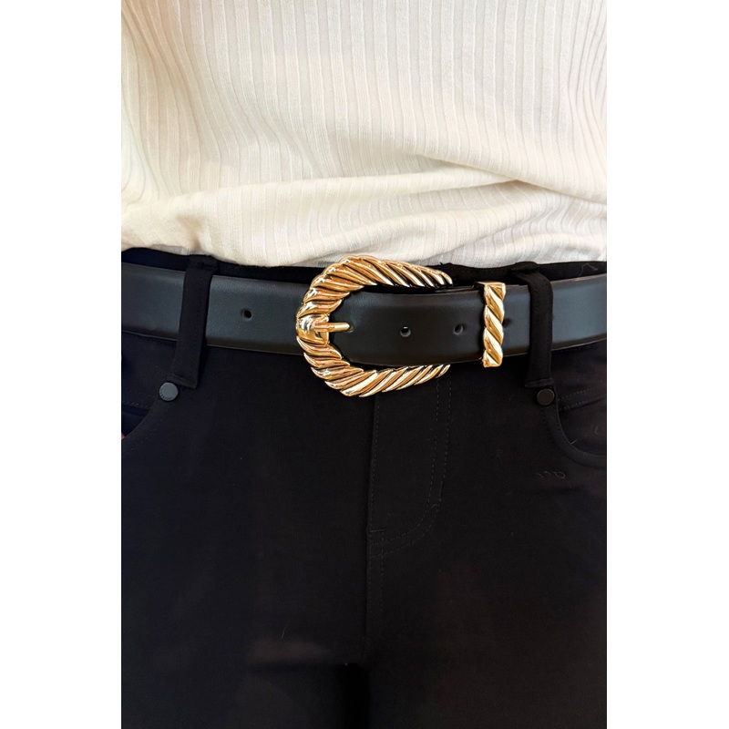 Modern Rodeo Belt Black M/L