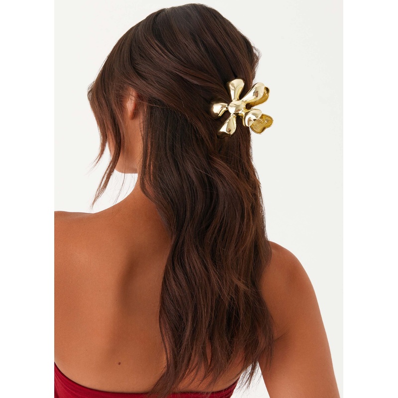 Sicily Claw Clip – Gold Gold One Size