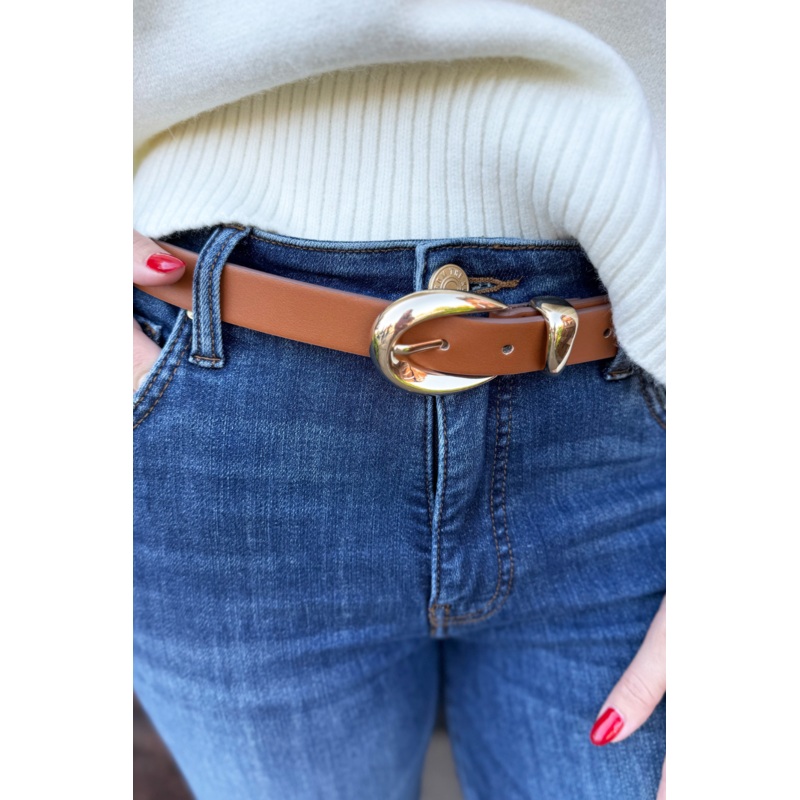 Marisa Belt Camel/Gold M/L