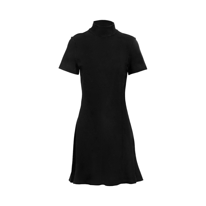 Thea Mini Dress, Black XS