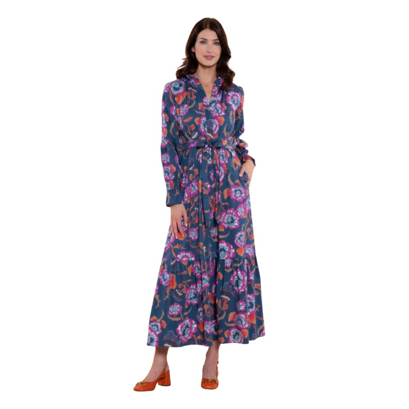 Britt Dress, Twilight Flora S