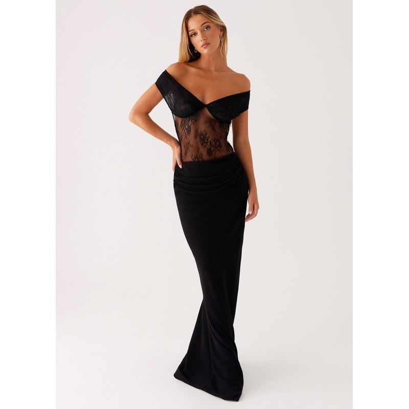 Elle Maxi Dress – Black Black US 0