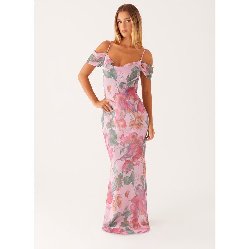 Seline Maxi Dress – Pink Floral Pink Floral US 0