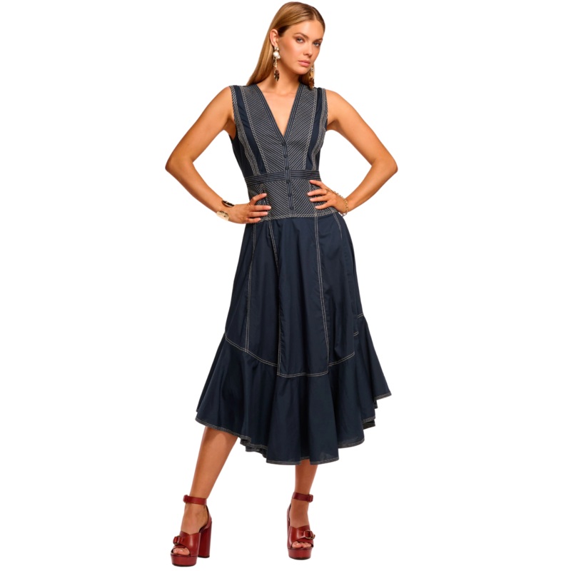 Grega Dress, Navy 4