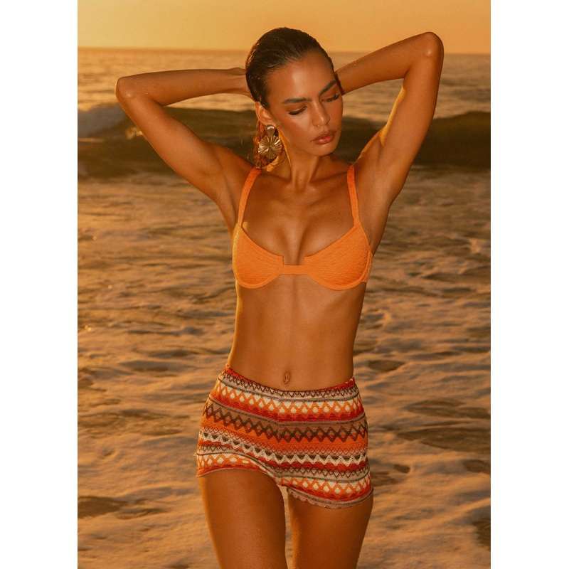 Sunset Stripe Micro Shorts – Sunset Stripe Sunset Stripe XS – S