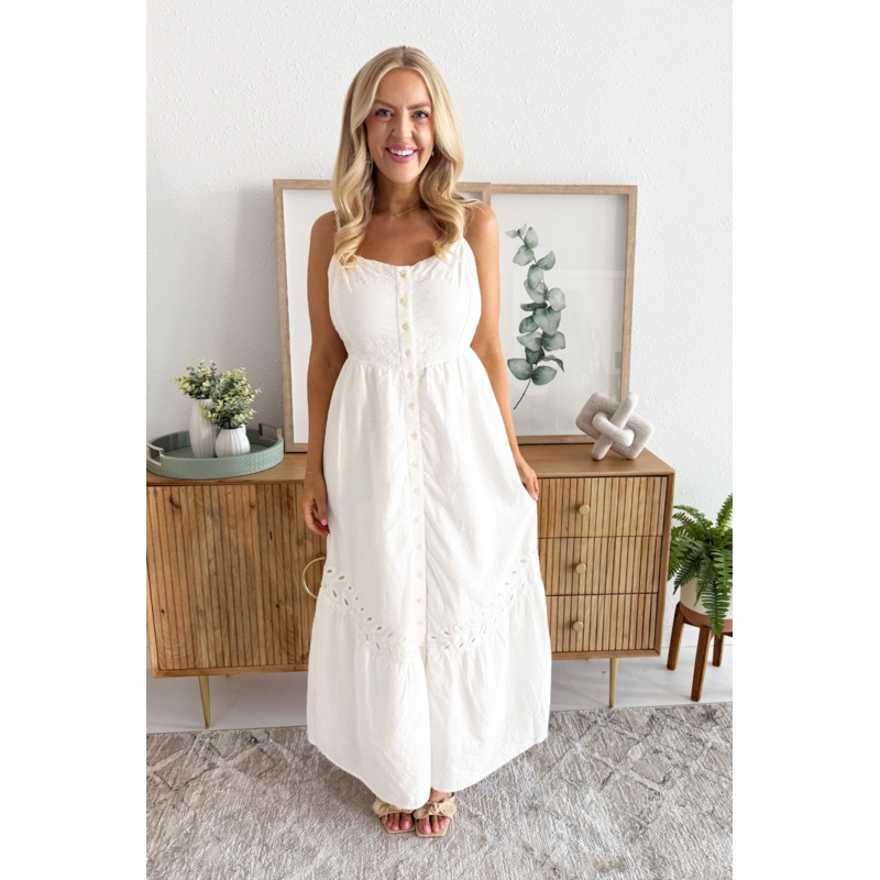 Citadelle Maxi Dress XS White