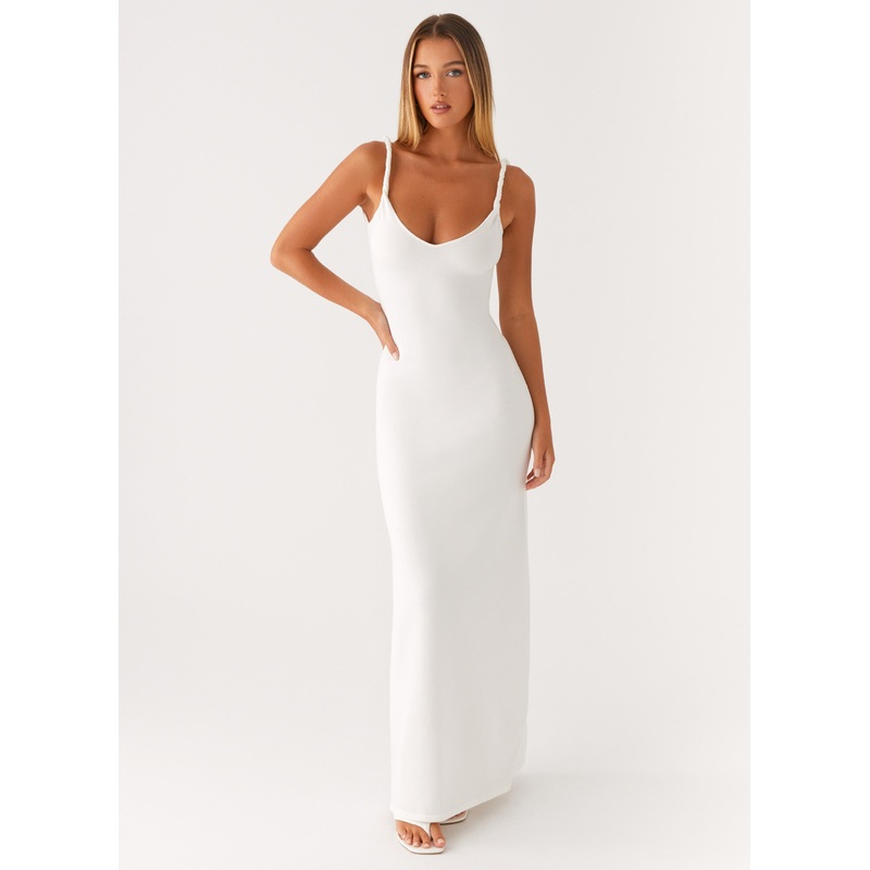 Anastasia Maxi Dress – Ivory Ivory XS-S