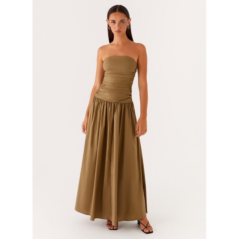 Carmel Maxi Dress – Khaki Khaki US 0