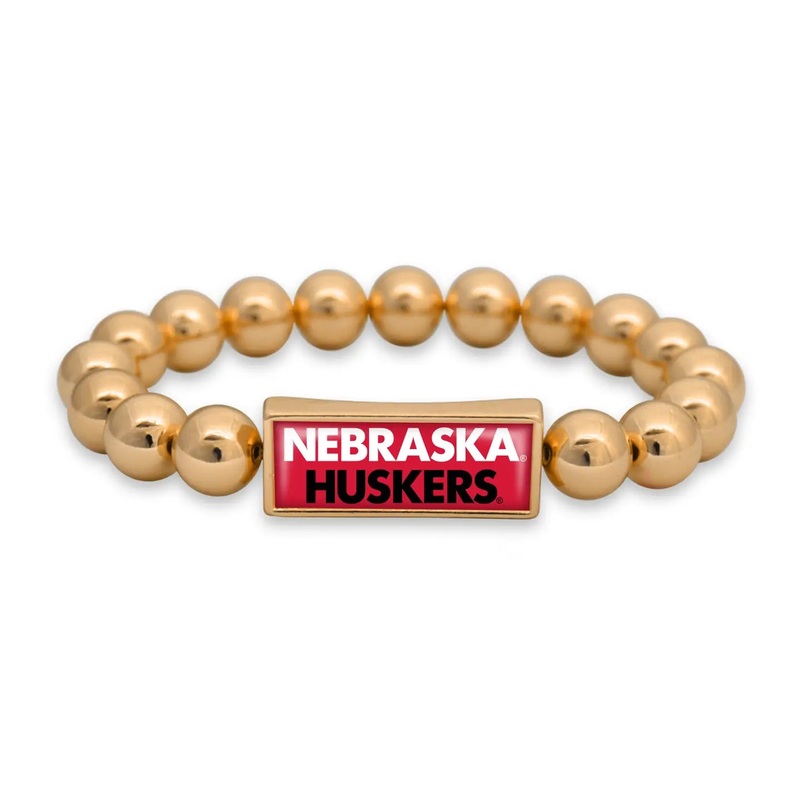 Nebraska Huskers Gold Society Bracelet Gold