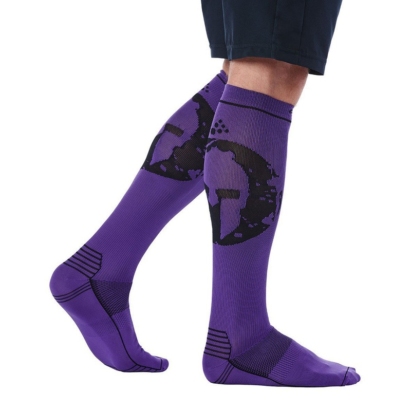 SPARTAN by CRAFT Compression Knee Sock XS Purple