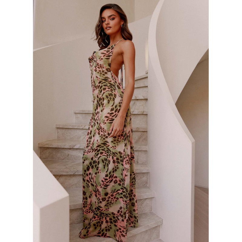 Austeja Maxi Dress – Swirl Leo Swirl Leo US 0