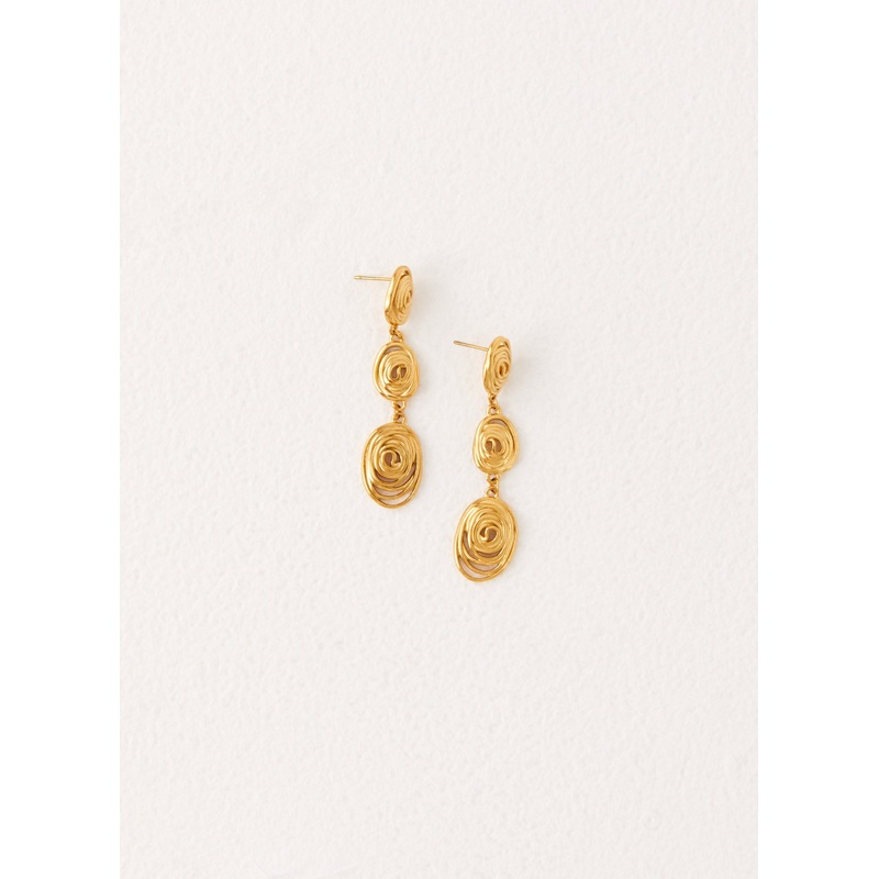 Luissa Earrings – Gold Gold One Size