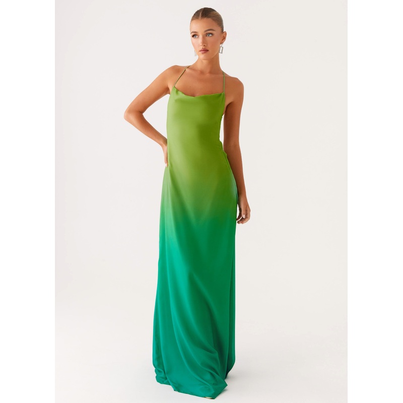 Opposites Attract Maxi Dress – Green Ombre Green Ombre US 0
