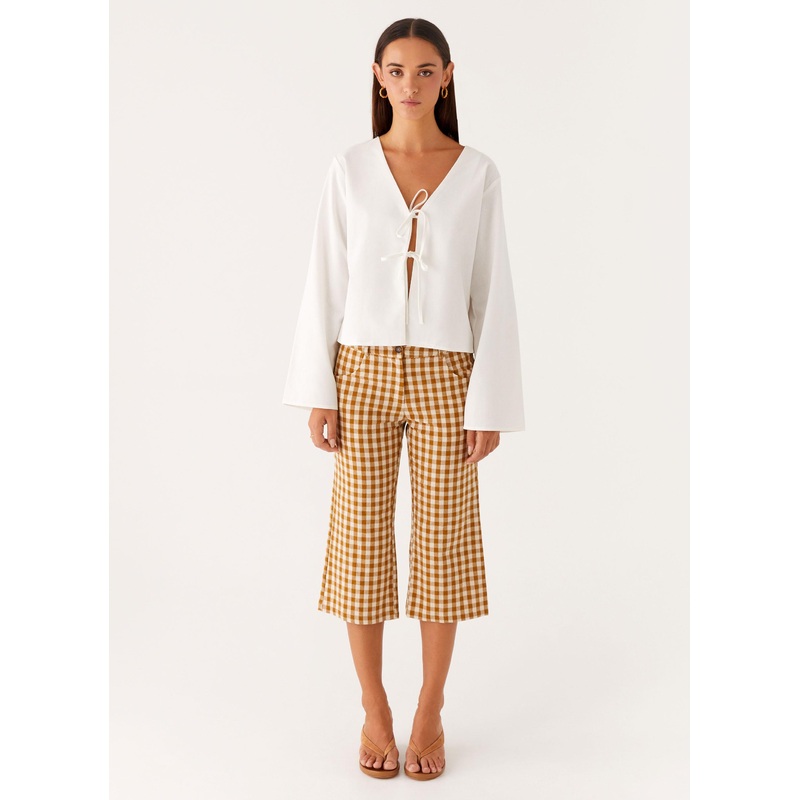 Radley Capri Pants – Brown Gingham Brown Gingham US 0